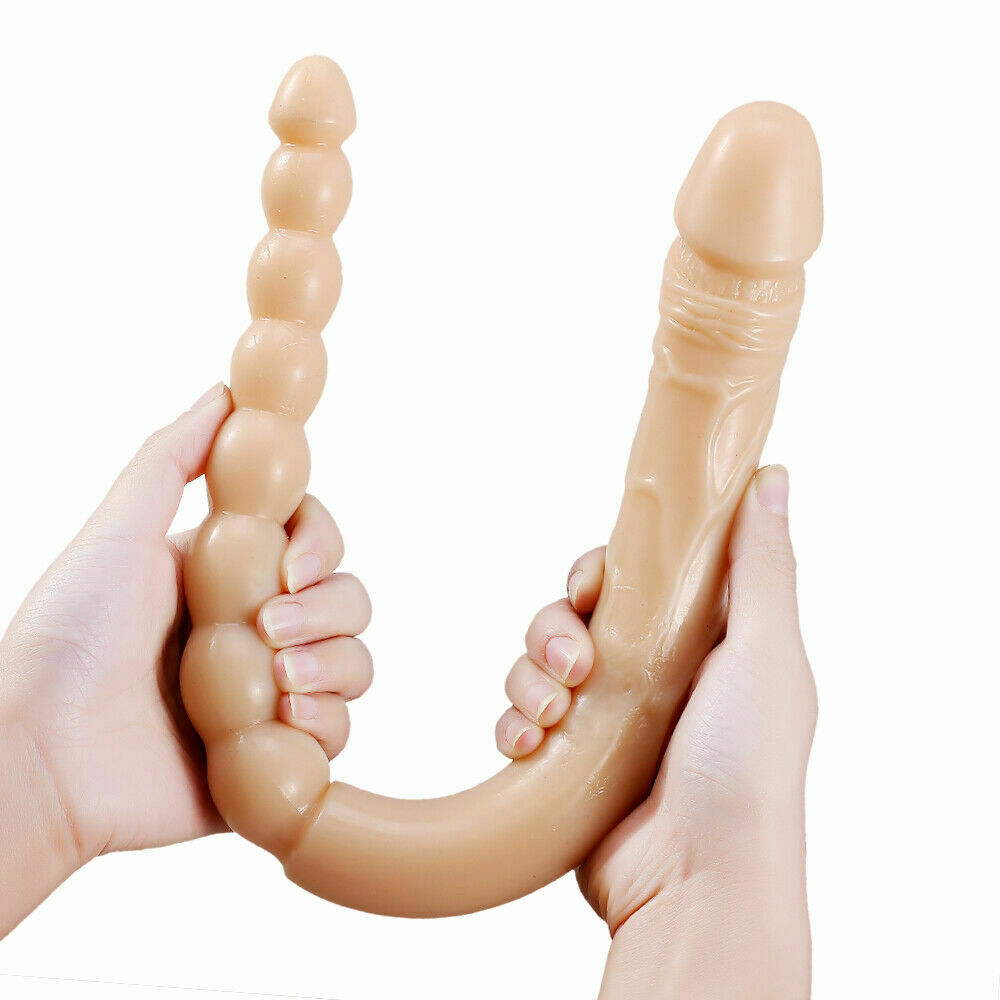Dildo Dublu Penis&Bile Anale Natural 49 cm, #1, Erotic24.ro