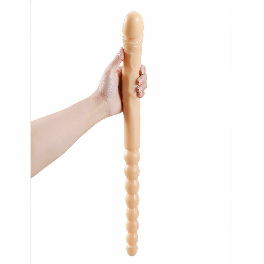 Dildo Dublu Penis&Bile Anale Natural 49 cm, #3, Erotic24.ro