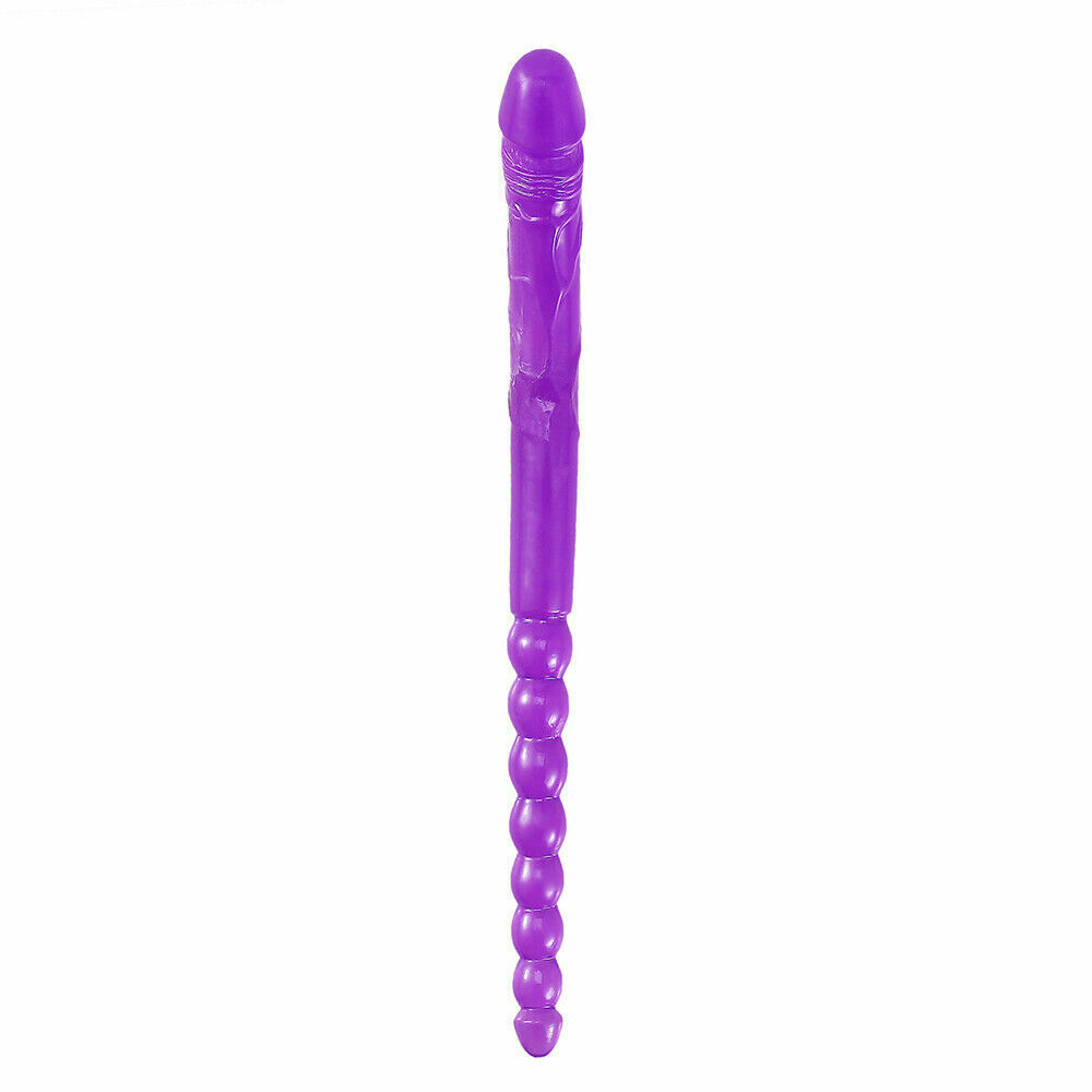 Dildo Dublu Penis&Bile Anale Mov 49 cm, Nr. 1, Erotic24.ro