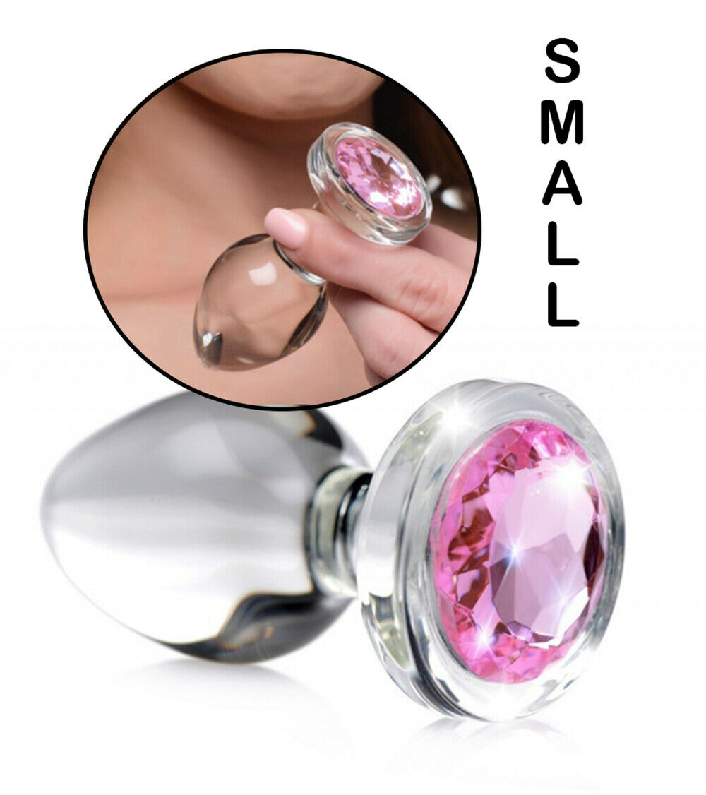 Dop Anal din Sticla Booty Sparks Pink Gem Small, #2, Erotic24.ro