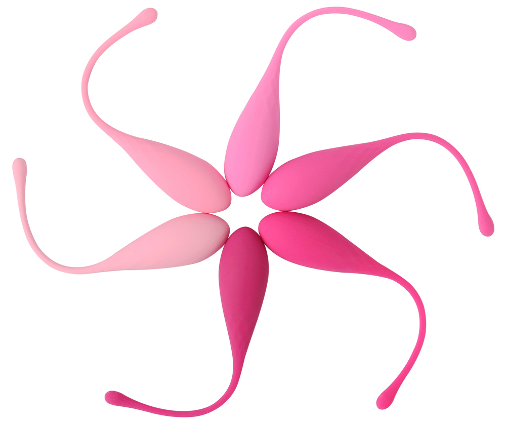 Set 6 Bile Love Drops Kegel Kit, Silicon, Multicolor, Mokko Toys, #3, Erotic24.ro