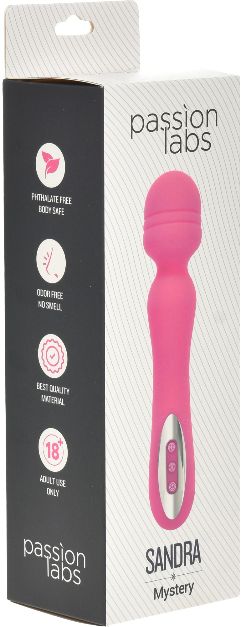 Vibrator Massager Wand Sandra Silicon USB Mov Passion Labs, #2, Erotic24.ro