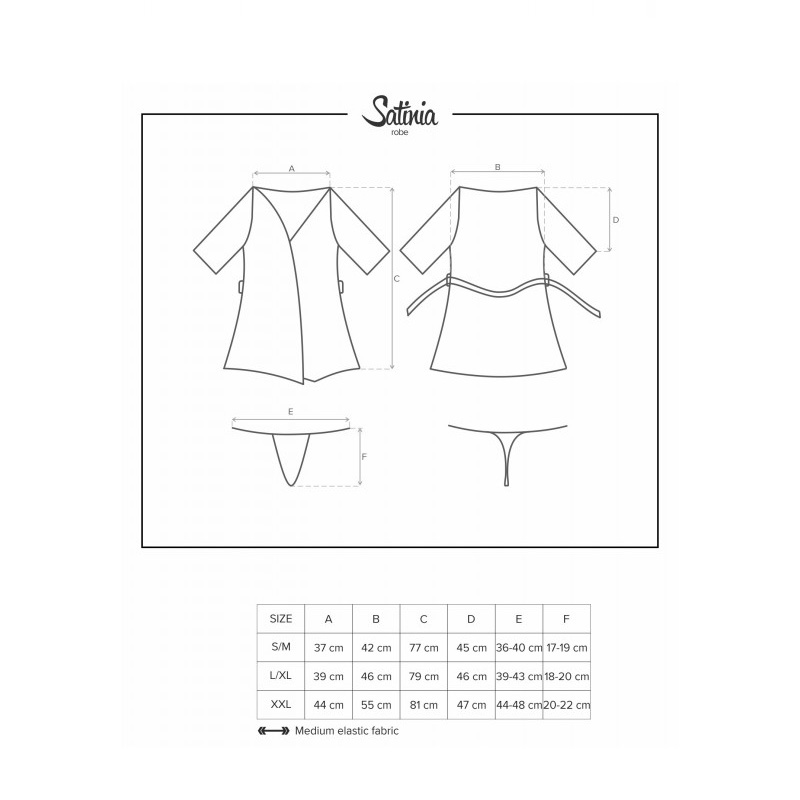 Halat Satinia Negru S/M, #4, Erotic24.ro