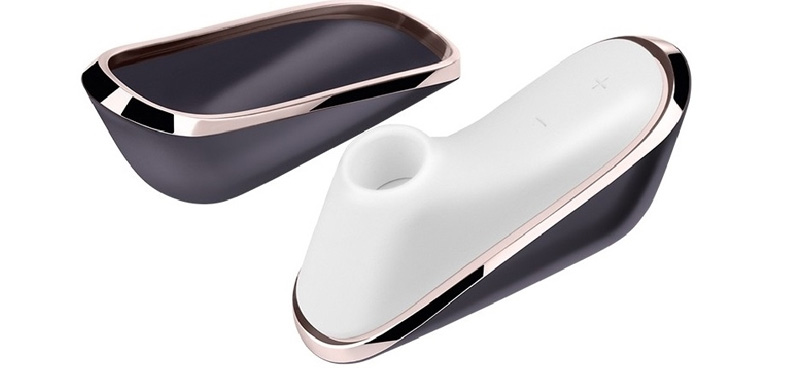 Stimulator Clitoridian 11 Moduri Air Pulse Silicon USB Satisfyer Pro Traveler, #4, Erotic24.ro