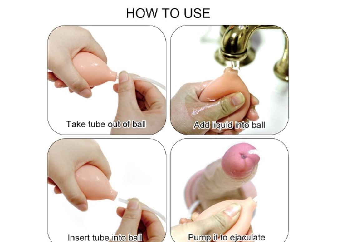 Dildo cu Ejaculare Cumming Softee 20.5 cm, #3, Erotic24.ro