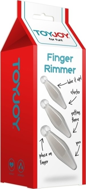 Set anal Finger Rimmer transparent, #2, Erotic24.ro
