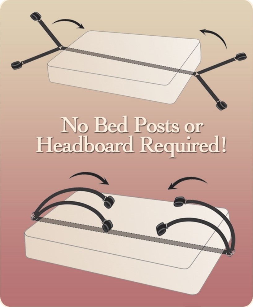 Set Bed Bindings Restraint, #4, Erotic24.ro