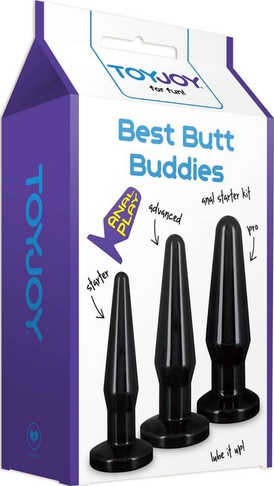 Set Dopuri Anale Best Butt Buddies Anal Starter Kit, #2, Erotic24.ro
