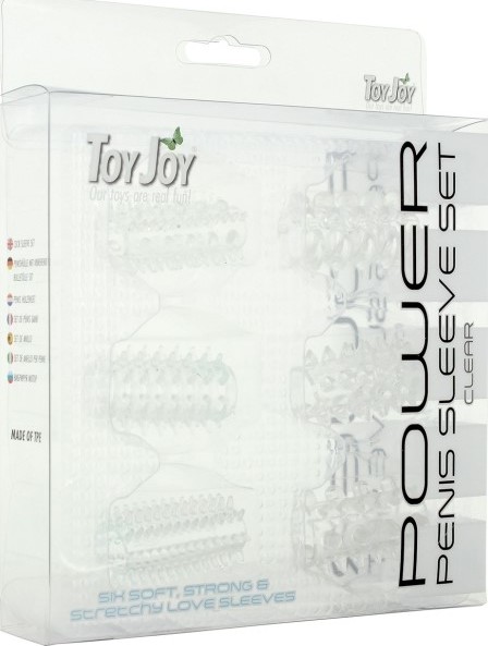 Set mansoane Clear Toy Power Penis, Nr. 2, Erotic24.ro