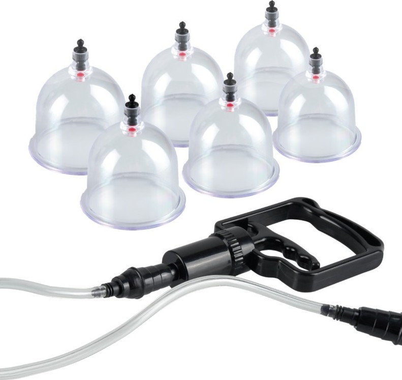 Set pompite vacuum Beginners Cupping Set 6buc, #3, Erotic24.ro