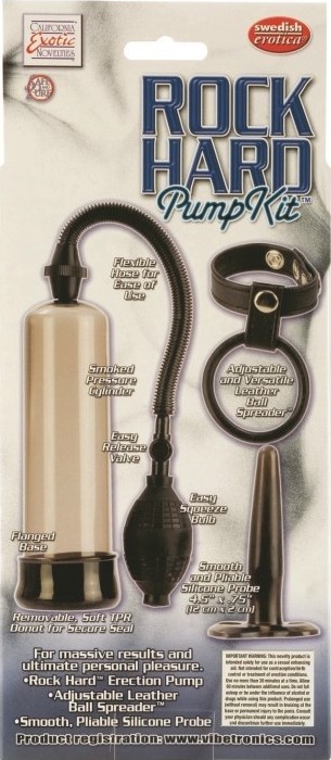 Kit Pompa Penis+Dop Anal+Inel Dublu Penis Rock Hard, Nr. 3, Erotic24.ro