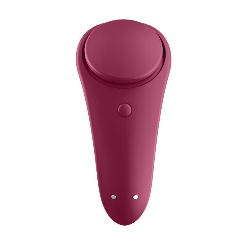 Vibrator pentru Bikini Sexy Secret Rosu Satisfyer Free App , Nr. 3, Erotic24.ro