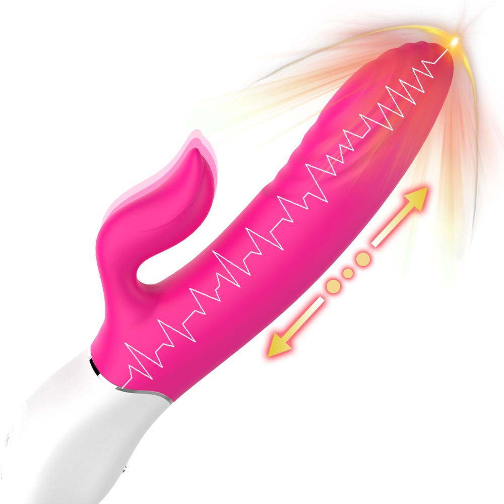 Pulsator Iepuras Hity Thrusting&Vibrations Silicon USB Roz Guilty Toys, #1, Erotic24.ro