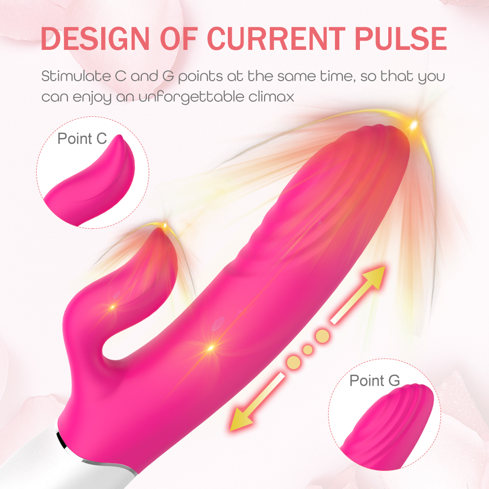 Pulsator Iepuras Hity Thrusting&Vibrations Silicon USB Roz Guilty Toys, #4, Erotic24.ro
