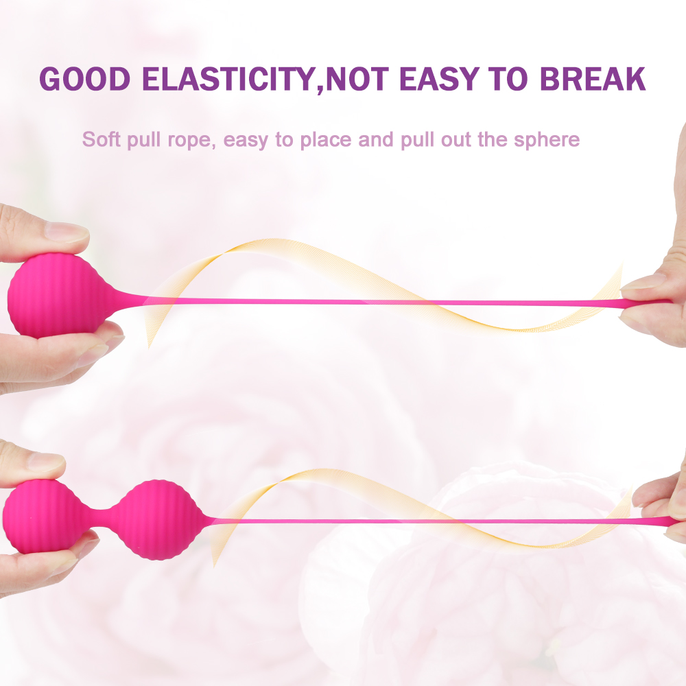 Set Bile Vaginale Kegel Prima Roz Silicon Mokko Toys, Nr. 7, Erotic24.ro