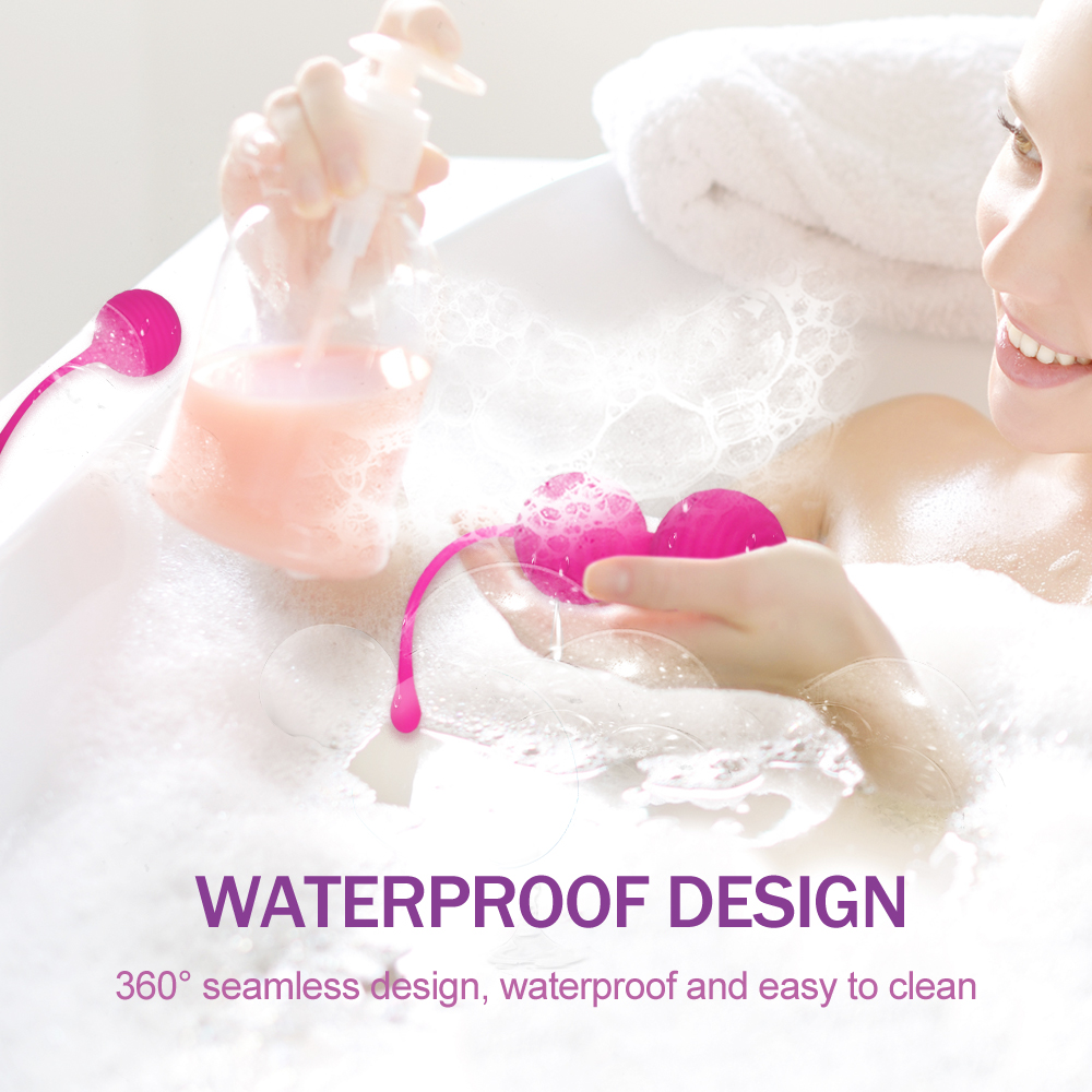 Set Bile Vaginale Kegel Prima Roz Silicon Mokko Toys, Nr. 9, Erotic24.ro