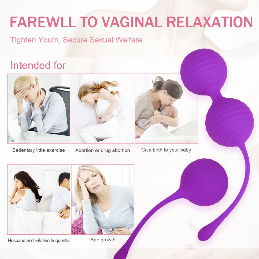 Set Bile Vaginale Kegel Prima Mov Silicon Mokko Toys, #10, Erotic24.ro