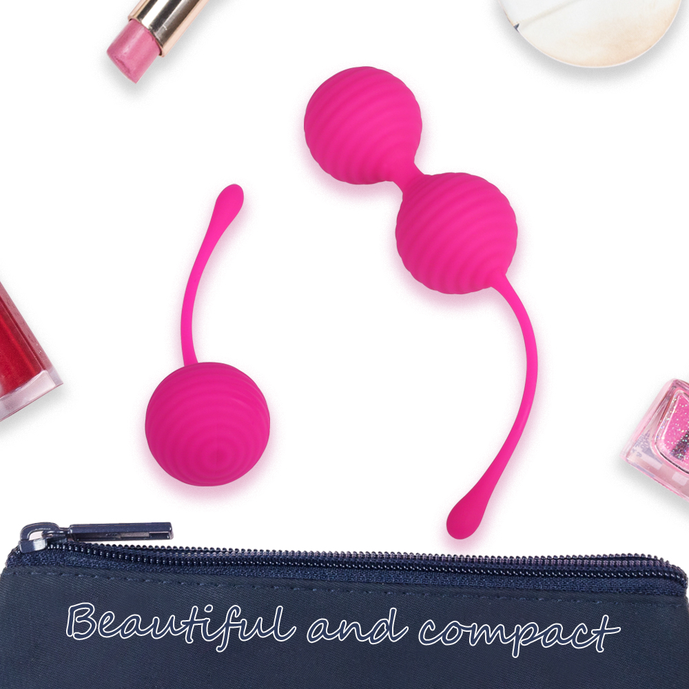 Set Bile Vaginale Kegel Prima Roz Silicon Mokko Toys, Nr. 12, Erotic24.ro