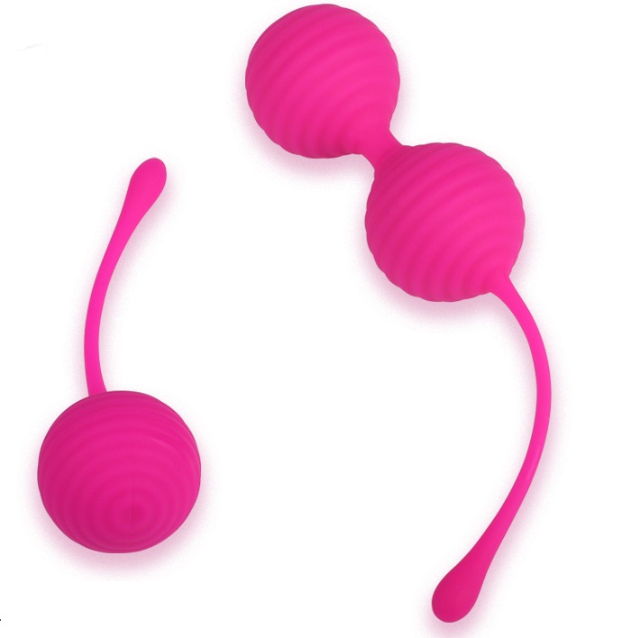 Set Bile Vaginale Kegel Prima Roz Silicon Mokko Toys, Nr. 1, Erotic24.ro