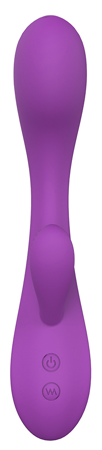 Vibrator Rabbit Boom Silicon USB 21.2 cm Mov Guilty Toys, #2, Erotic24.ro