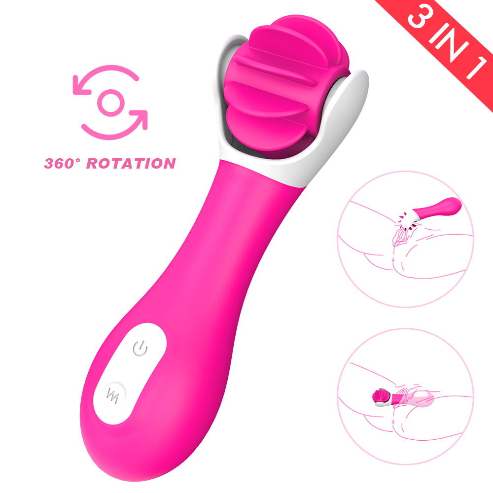 Stimulator Clitoris Bixy 9 Moduri Rotatii&Vibratii Silicon USB Roz Passion Labs, Nr. 2, Erotic24.ro