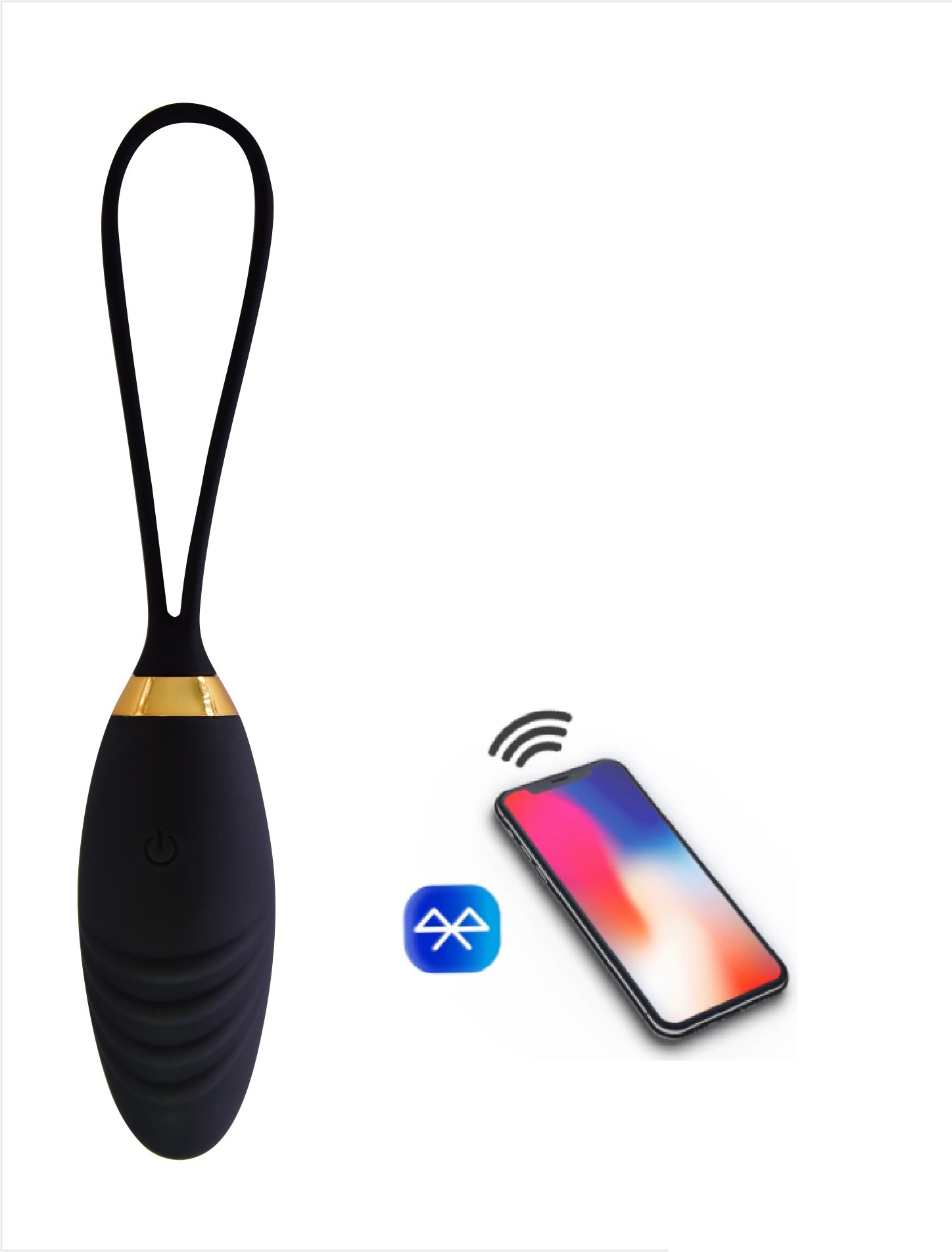 Ou Vibrator Shiloh Bluetooth Control Silicon Negru Free App Passion Labs, #1, Erotic24.ro