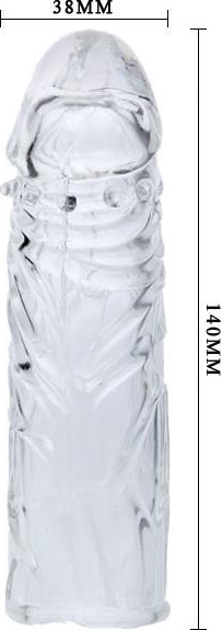 Prelungitor Penis Realist Transparent 13 cm, #6, Erotic24.ro