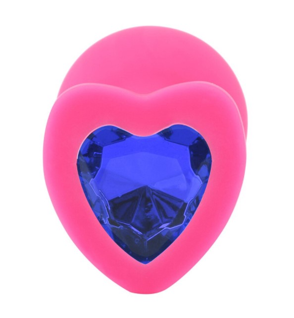 Dop Anal Brighty, Medium, Silicon, Roz/Albastru, Mokko Toys, #2, Erotic24.ro