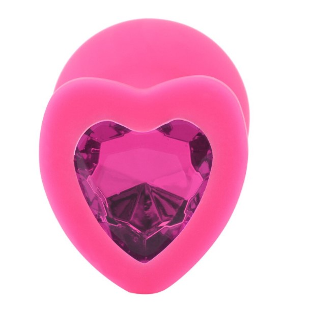 Dop Anal Brighty, Medium, Silicon, Roz/Roz, Mokko Toys, #2, Erotic24.ro