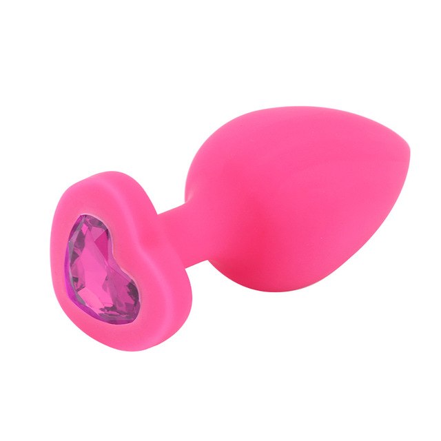 Dop Anal Brighty Medium Silicon Roz/Roz Mokko Toys