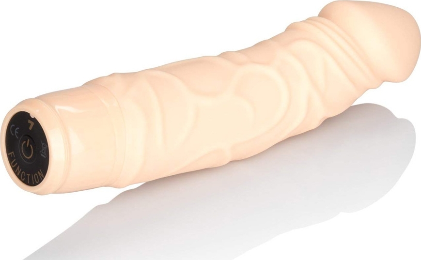 Vibrator Stud Woody, 7 Moduri Stimulatoare, Silicon, Natural, 16.5 cm, #5, Erotic24.ro