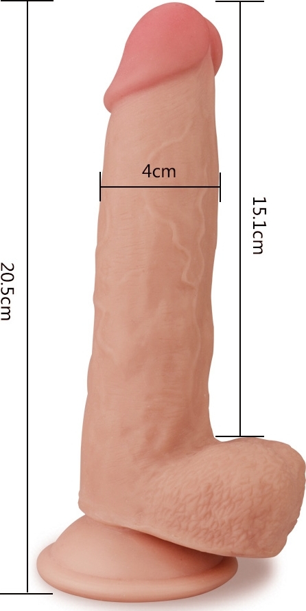Dildo Skinlike Natural 20.5 cm, Nr. 2, Erotic24.ro
