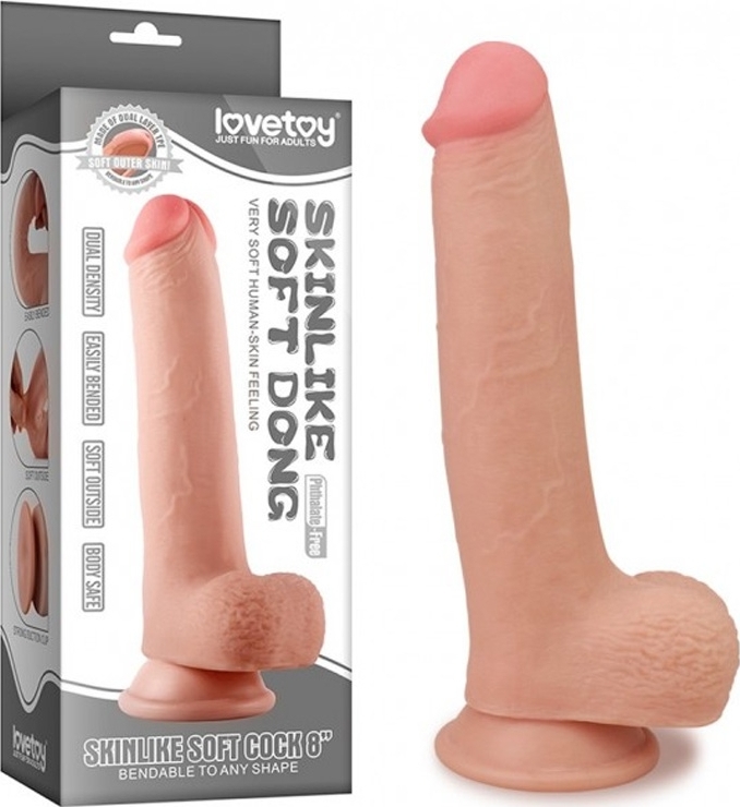 Dildo Skinlike Natural 23 cm, Nr. 6, Erotic24.ro