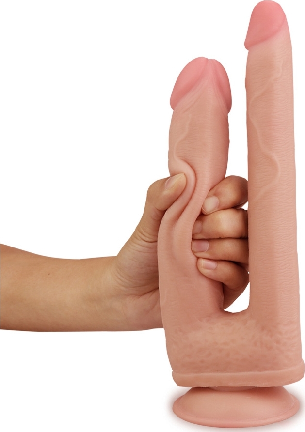 Dildo Skinlike Double Penetration 25 cm, #3, Erotic24.ro