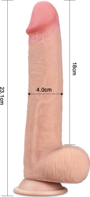 Dildo Sliding-Skin Natural 23.1 cm, #2, Erotic24.ro
