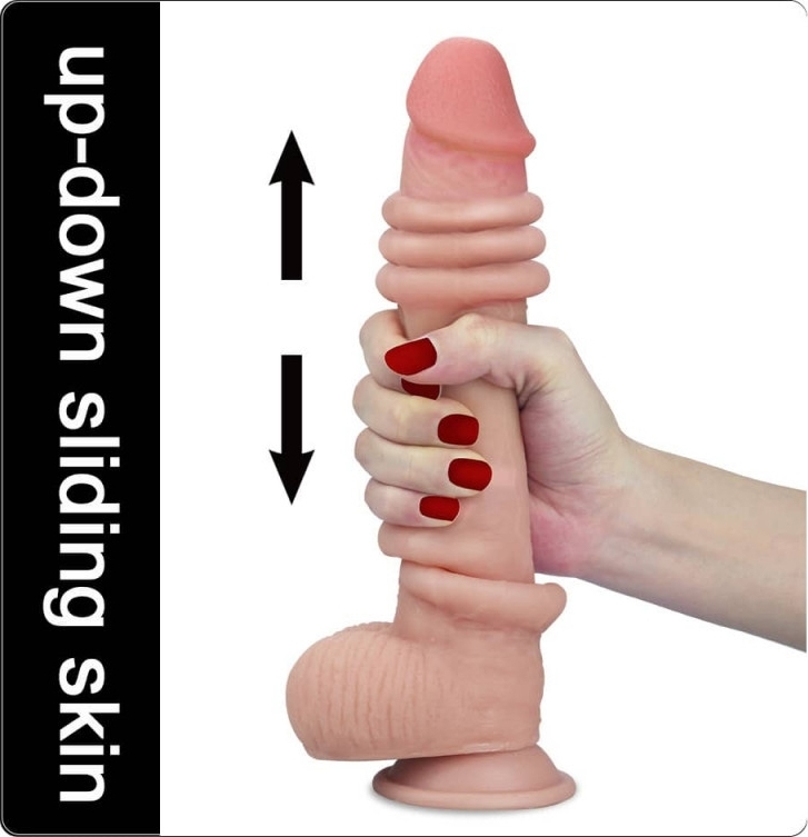 Dildo Sliding-Skin Natural 23.1 cm, #4, Erotic24.ro