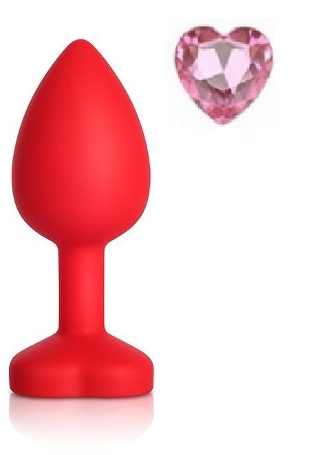 Dop Anal Brighty Small Silicon Rosu/Roz Deschis Mokko Toys, #1, Erotic24.ro