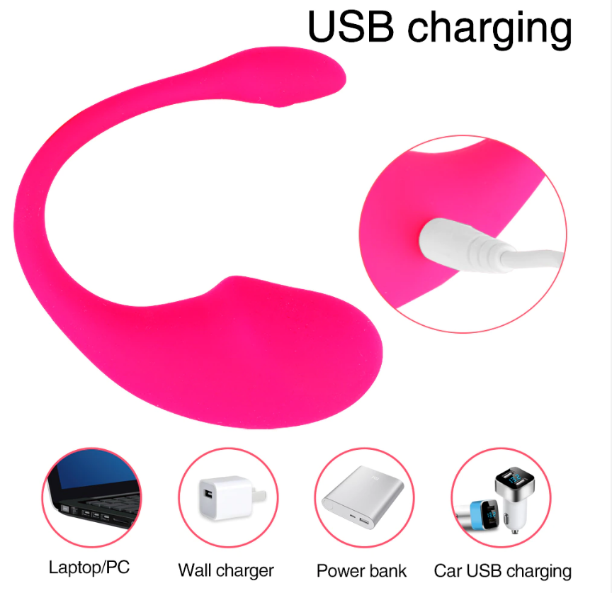 Ou Vibrator Smart Eva App Control Bluetooth USB Roz 22 cm Mokko Toys, Good Vibes, #3, Erotic24.ro