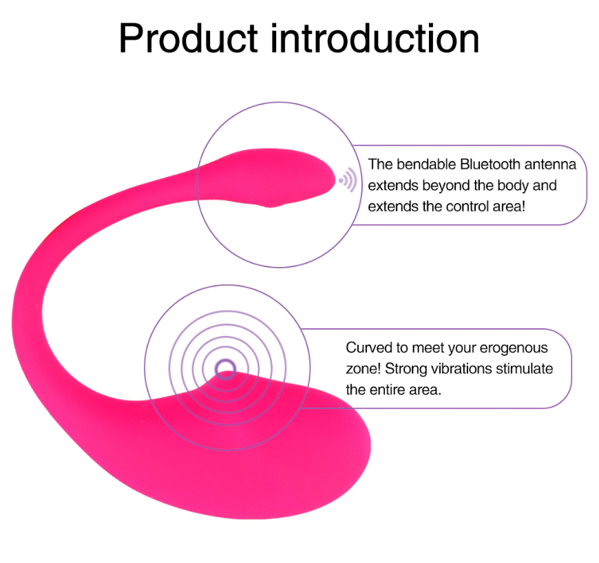 Ou Vibrator Smart Eva App Control Bluetooth USB Roz 22 cm Mokko Toys, Good Vibes, #4, Erotic24.ro