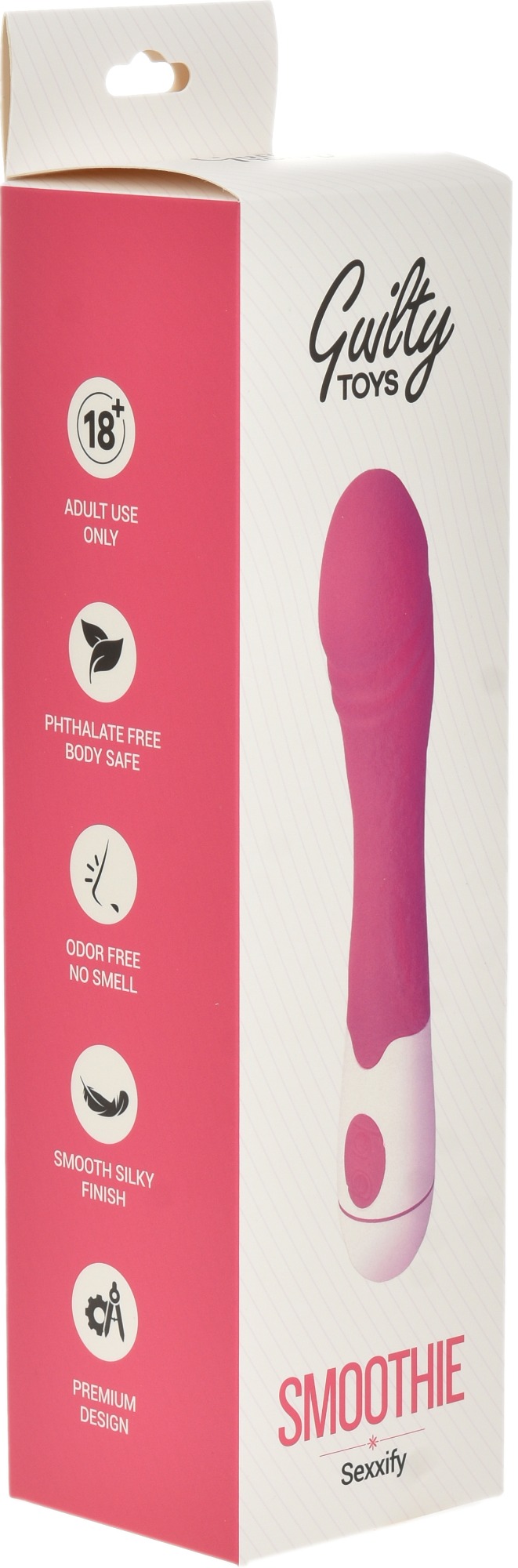 Vibrator Punctul G Smoothie 30 Moduri Vibratii Silicon Roz Guilty Toys, Nr. 7, Erotic24.ro