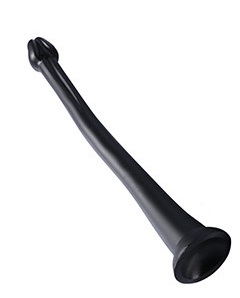 Dildo Snakey Extra Large Silicon Lichid Super Soft Negru 50 cm, #2, Erotic24.ro