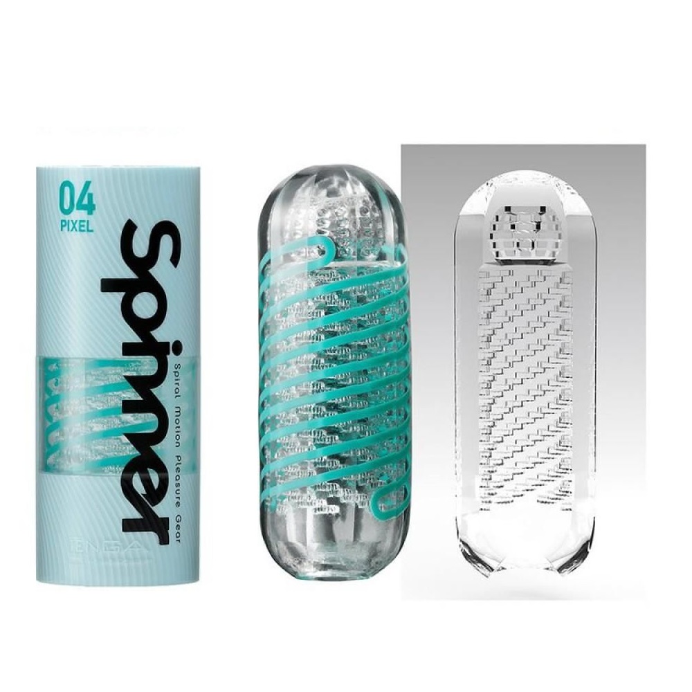 Masturbator Tenga Spinner Pixel Transparent, #4, Erotic24.ro