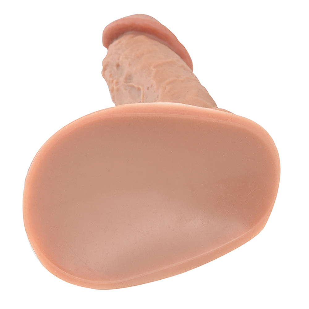 Dildo Realist Stanley Silicon Dubla Densitate Maro 18 cm Passion Labs, #4, Erotic24.ro