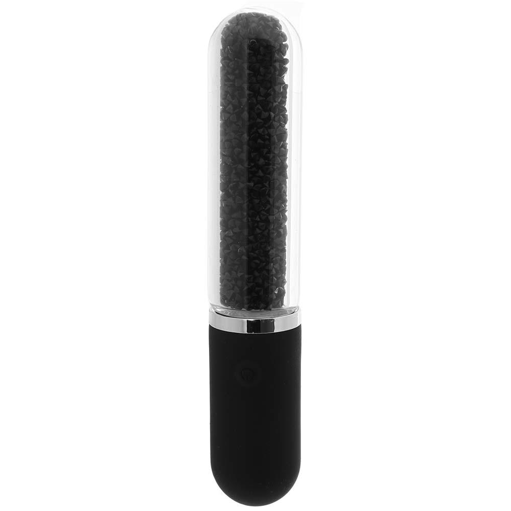 Vibrator Stardust Charm 10 Moduri Vibratii Silicon&Sticla USB Negru 16 cm , Nr. 2, Erotic24.ro