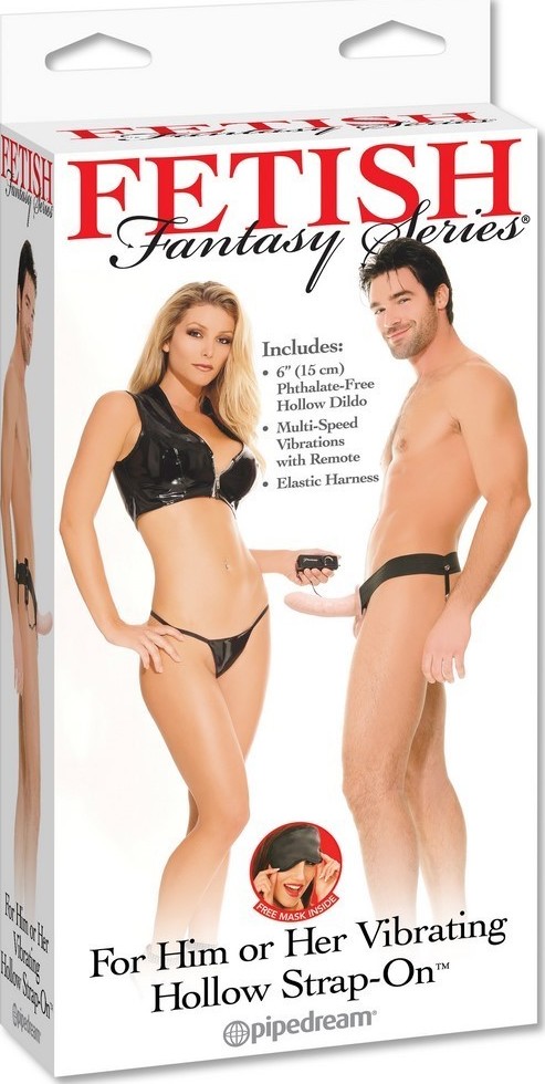 Strap-On For Him or Her Vibrating Hollow, #4, Erotic24.ro