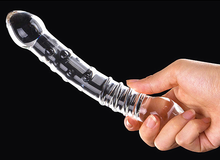 Dildo Katie din Sticla cu 2 Capete 18 cm Passion Labs, Nr. 3, Erotic24.ro