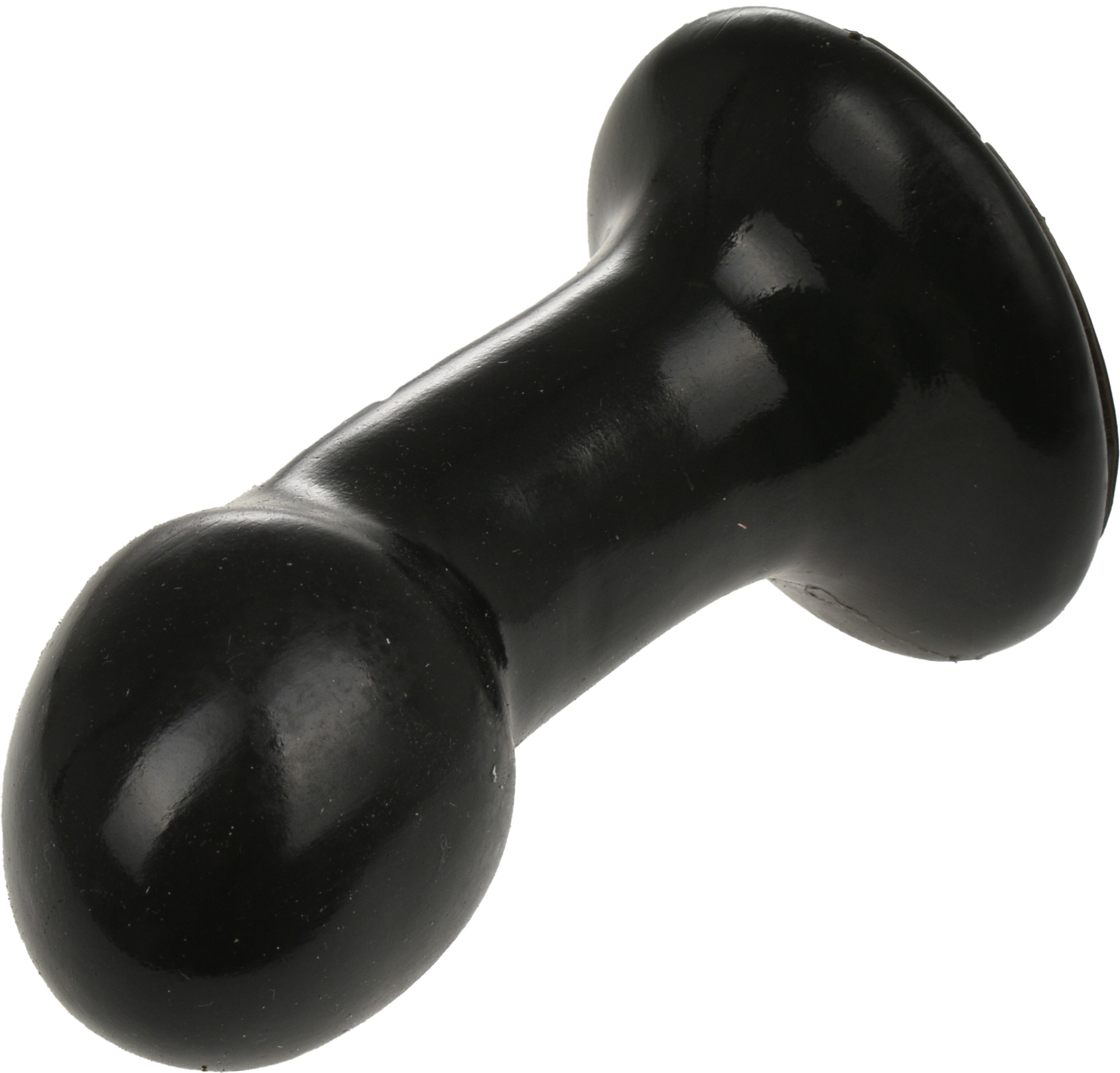 Dop Anal Thor Ventuza Puternica PVC Negru 10.5 cm Guilty Toy, Nr. 3, Erotic24.ro