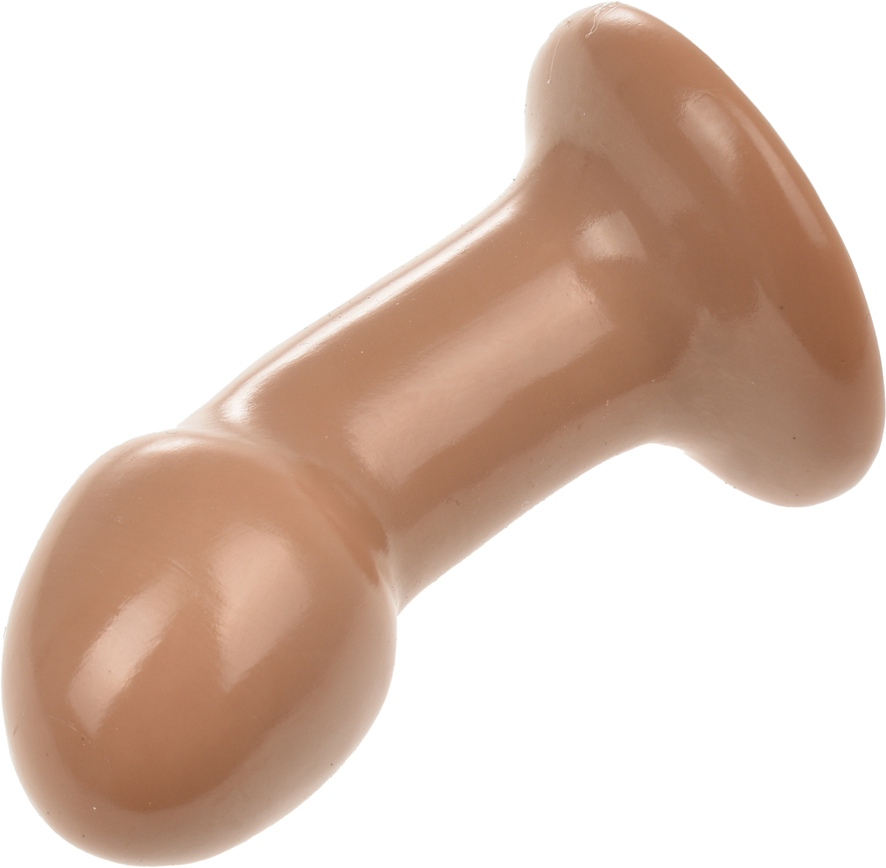 Dop Anal Thor Ventuza Puternica PVC Maro 10.5 cm Guilty Toys, Nr. 3, Erotic24.ro