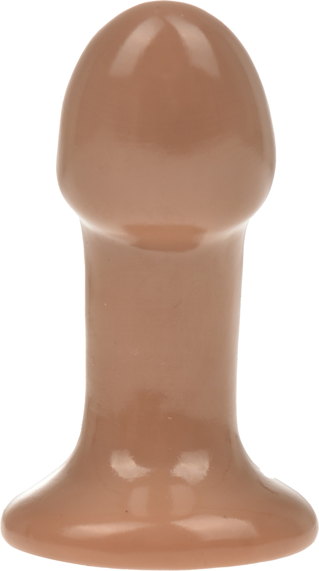 Dop Anal Thor Ventuza Puternica PVC Maro 10.5 cm Guilty Toys, Nr. 2, Erotic24.ro