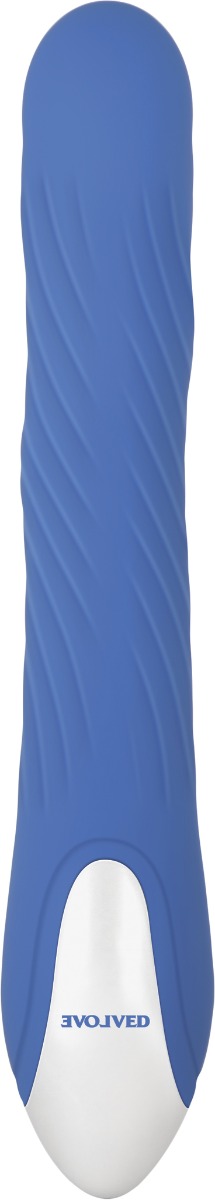 Vibrator Tidal Wave Vibratii&Ondulatii Silicon Albastru 25.5 cm Evolved, #4, Erotic24.ro